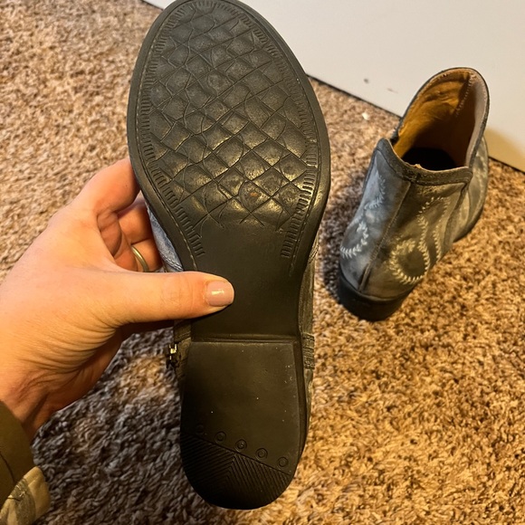 COPY - These Sterling River gray leather western booties are BRAND NEW! so cute! - Picture 4 of 4